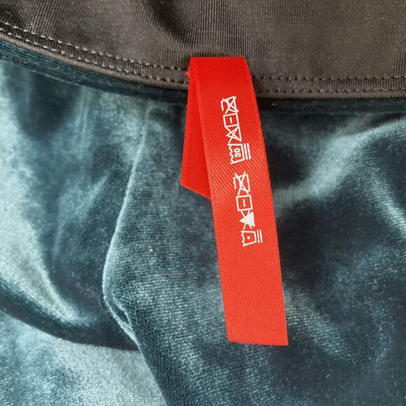 SPANX Velvet Leggings Size W High Waist Tummy Control Malachite Green - Picture 11 of 16